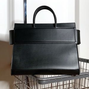 Givenchy Horizon Black Calfskin Leather Tote NWOT